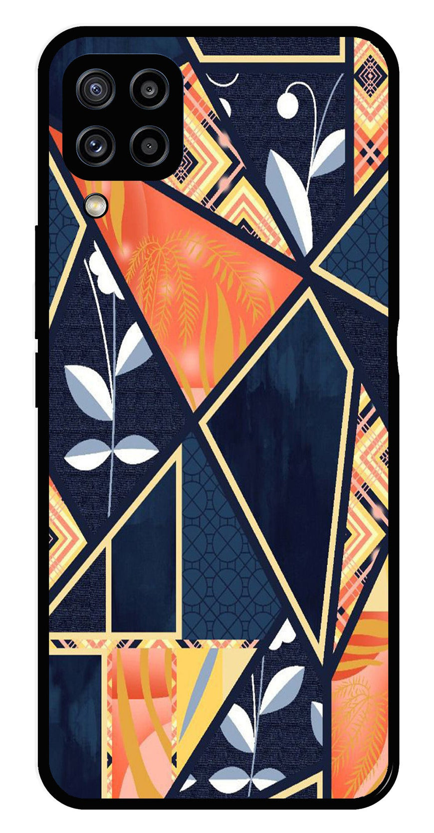 Marble Design Metal Mobile Case for Samsung Galaxy M32 4G   (Design No -07)