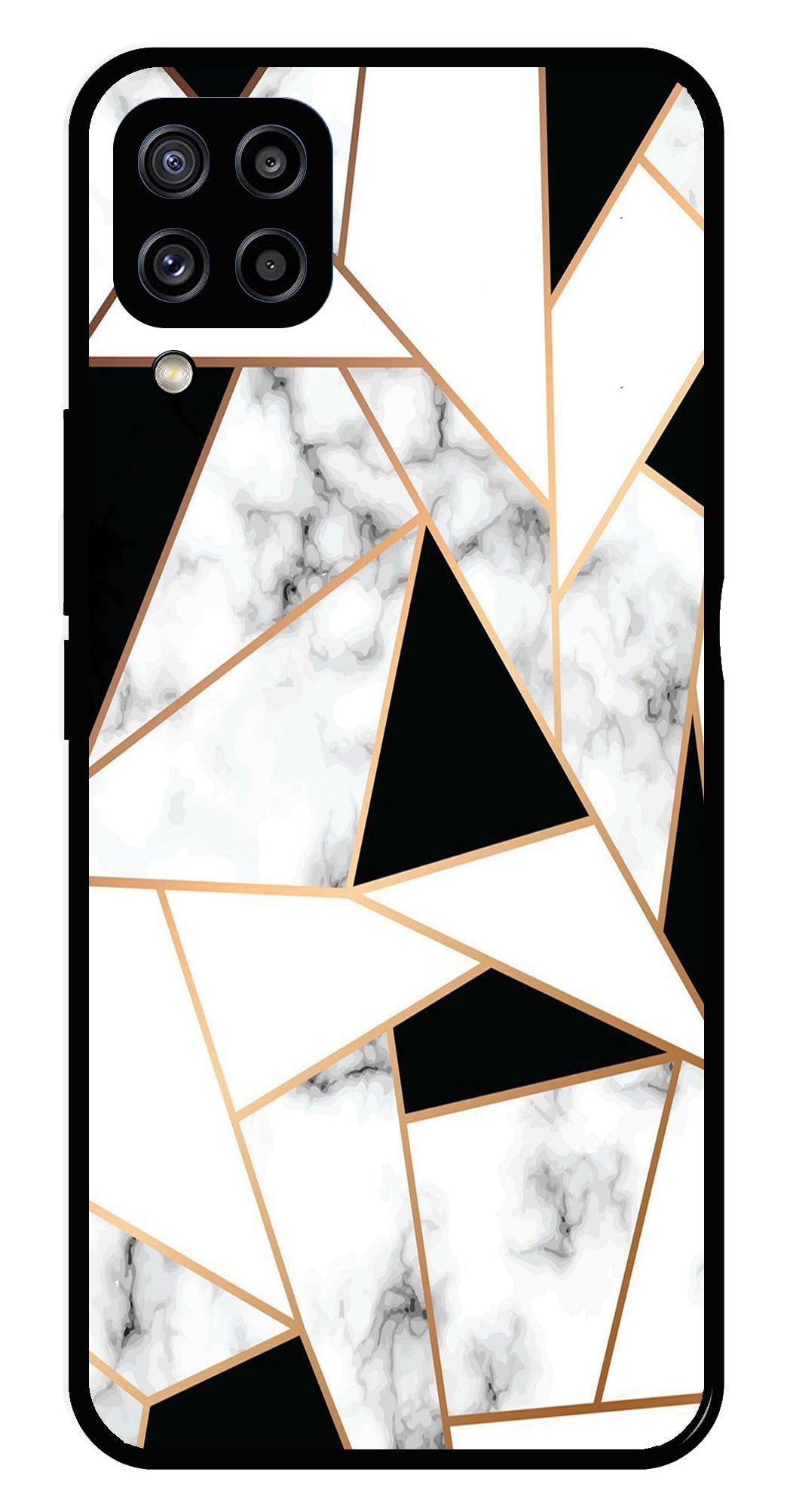 Marble Design2 Metal Mobile Case for Samsung Galaxy M32 4G   (Design No -08)