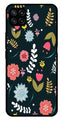 Floral Pattern2 Metal Mobile Case for Samsung Galaxy M32 4G   (Design No -12)