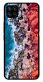 Sea Shore Metal Mobile Case for Samsung Galaxy M32 4G   (Design No -18)