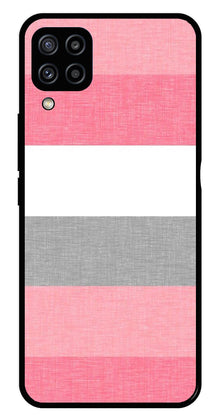Pink Pattern Metal Mobile Case for Samsung Galaxy M32 4G