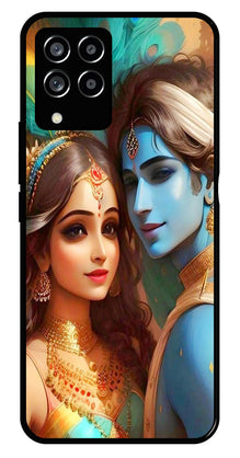Lord Radha Krishna Metal Mobile Case for Samsung Galaxy M33 5G