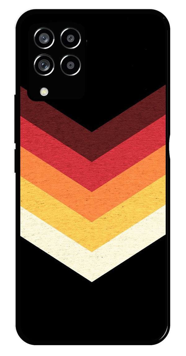 MultiColor Arrow Metal Mobile Case for Samsung Galaxy M33 5G   (Design No -04)