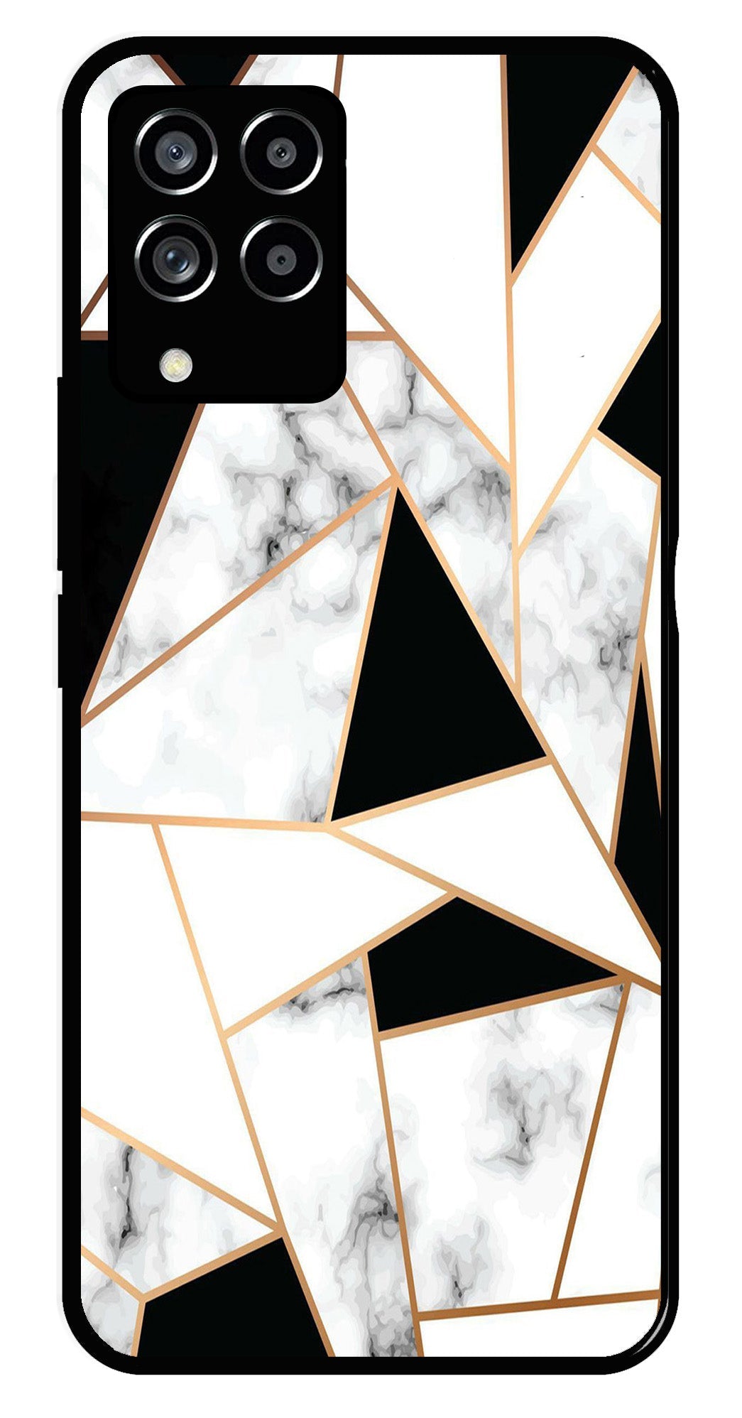 Marble Design2 Metal Mobile Case for Samsung Galaxy M33 5G   (Design No -08)