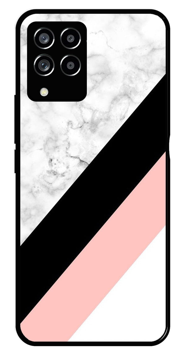 Marble Design Metal Mobile Case for Samsung Galaxy M33 5G   (Design No -24)