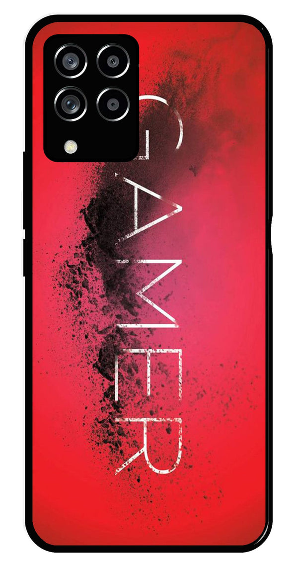 Gamer Pattern Metal Mobile Case for Samsung Galaxy M33 5G   (Design No -41)