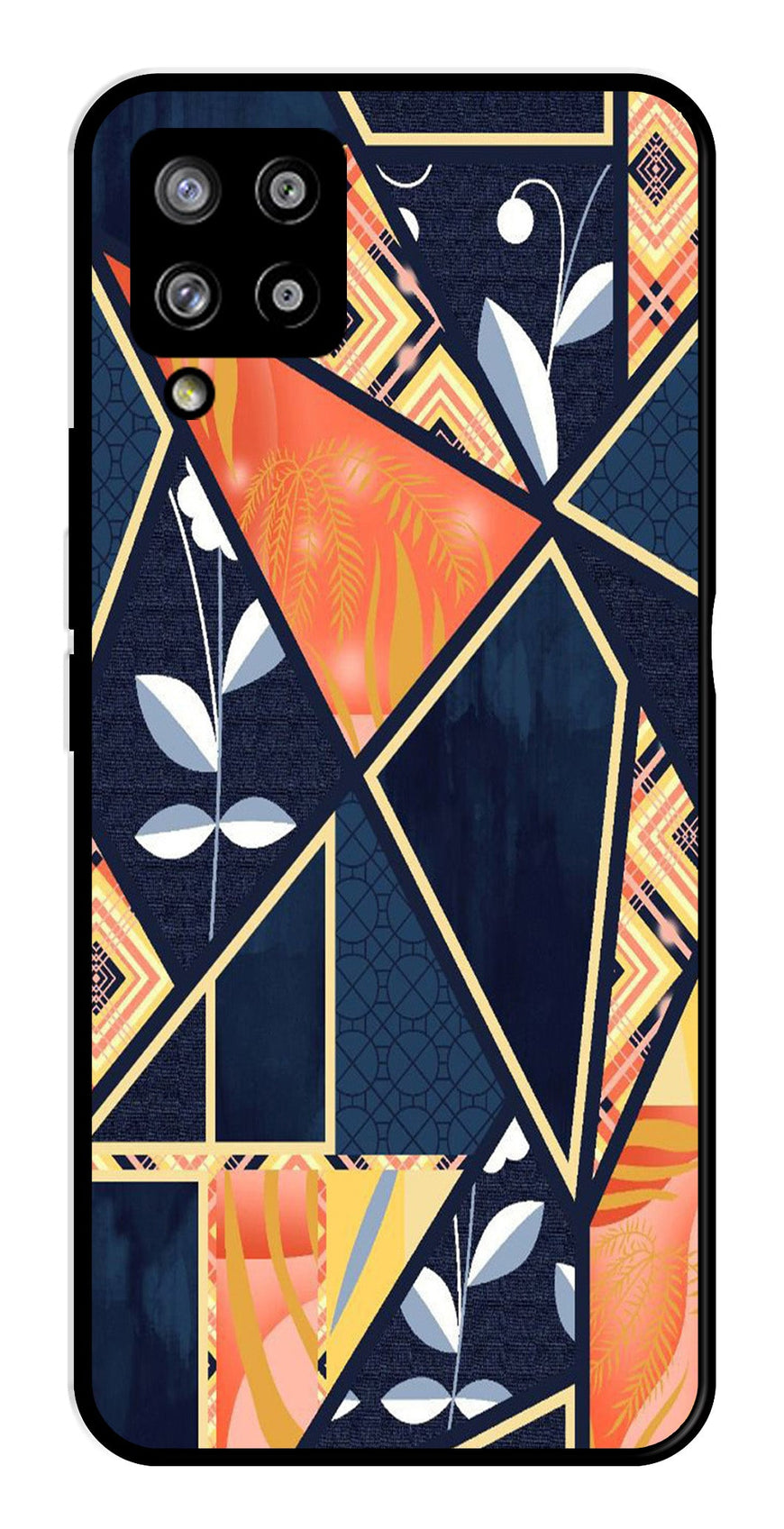 Marble Design Metal Mobile Case for Samsung Galaxy M42 5G   (Design No -07)