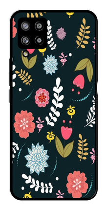 Floral Pattern2 Metal Mobile Case for Samsung Galaxy M42 5G