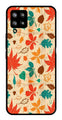 Leafs Design Metal Mobile Case for Samsung Galaxy M42 5G   (Design No -14)