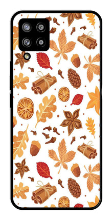 Autumn Leaf Metal Mobile Case for Samsung Galaxy M42 5G