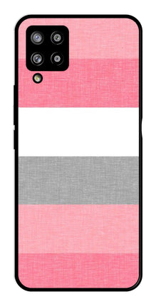 Pink Pattern Metal Mobile Case for Samsung Galaxy M42 5G
