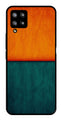 Orange Green Pattern Metal Mobile Case for Samsung Galaxy A42 5G   (Design No -45)