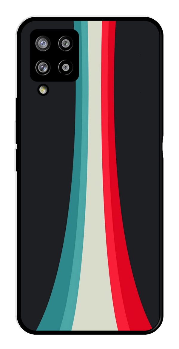 Modern Art Colorful Metal Mobile Case for Samsung Galaxy M42 5G   (Design No -48)