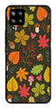 Leaves Design Metal Mobile Case for Samsung Galaxy A42 5G   (Design No -51)