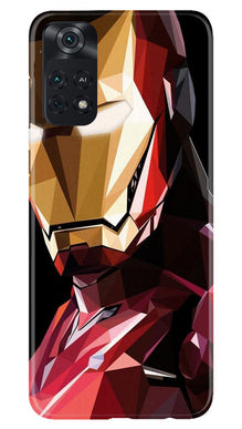 Iron Man Superhero Mobile Back Case for Poco M4 Pro 4G  (Design - 122)