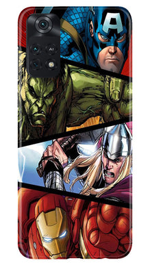 Avengers Superhero Mobile Back Case for Poco M4 Pro 4G  (Design - 124)