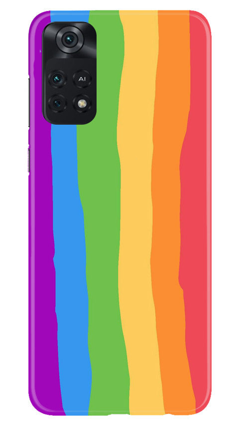 Multi Color Baground Case for Poco M4 Pro 4G  (Design - 139)