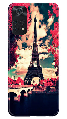 Eiffel Tower Mobile Back Case for Poco M4 Pro 4G (Design - 181)