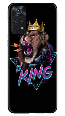 Lion King Mobile Back Case for Poco M4 Pro 4G (Design - 188)