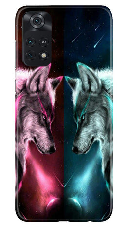 Wolf fight Case for Poco M4 Pro 4G (Design No. 190)