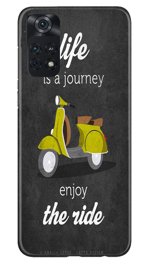 Life is a Journey Case for Poco M4 Pro 4G (Design No. 230)