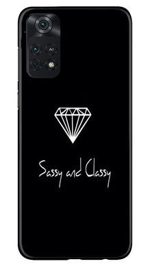 Sassy and Classy Mobile Back Case for Poco M4 Pro 4G (Design - 233)