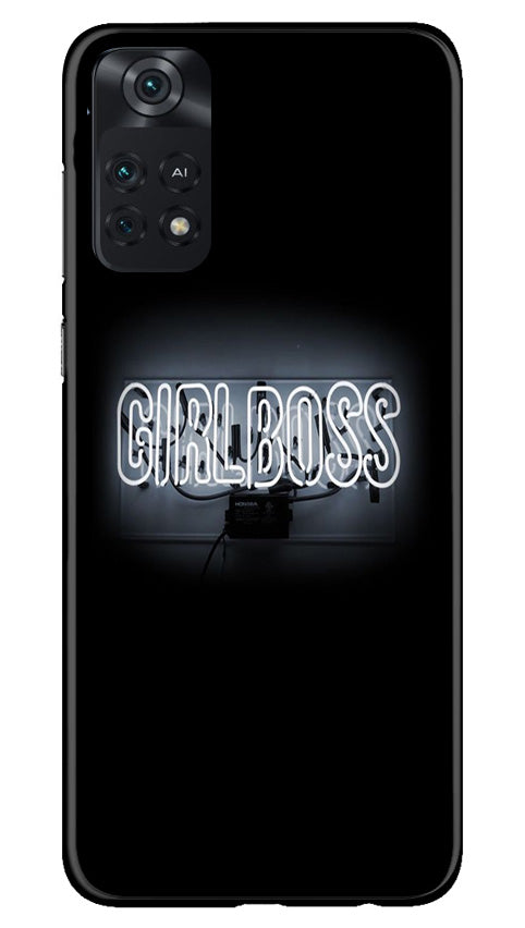 Girl Boss Black Case for Poco M4 Pro 4G (Design No. 237)
