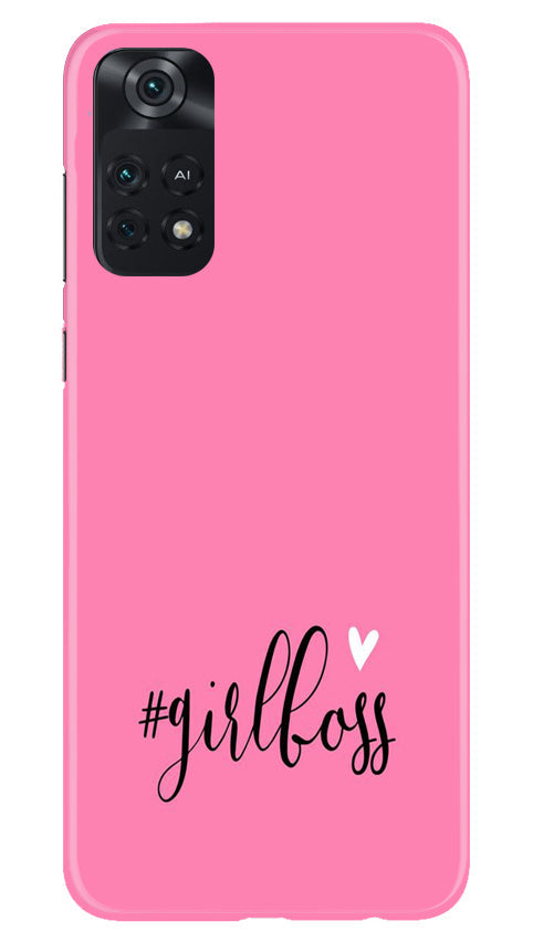 Girl Boss Pink Case for Poco M4 Pro 4G (Design No. 238)