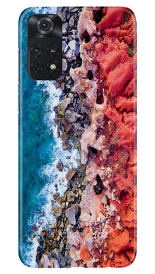 Sea Shore Mobile Back Case for Poco M4 Pro 4G (Design - 242)