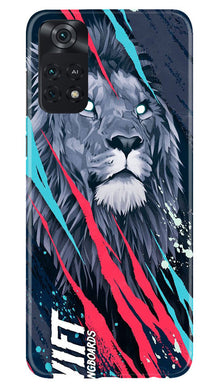 Lion Mobile Back Case for Poco M4 Pro 4G (Design - 247)