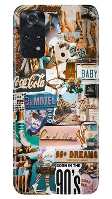 Vintage Design Mobile Back Case for Poco M4 Pro 4G (Design - 253)