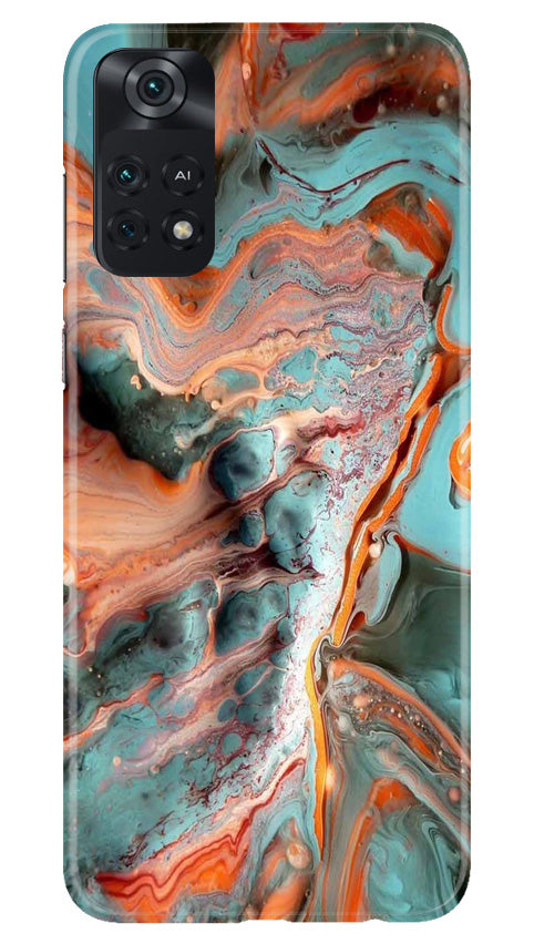 Marble Texture Mobile Back Case for Poco M4 Pro 4G (Design - 271)