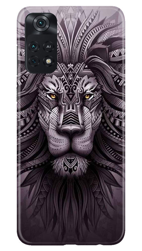 Lion Mobile Back Case for Poco M4 Pro 4G (Design - 277)