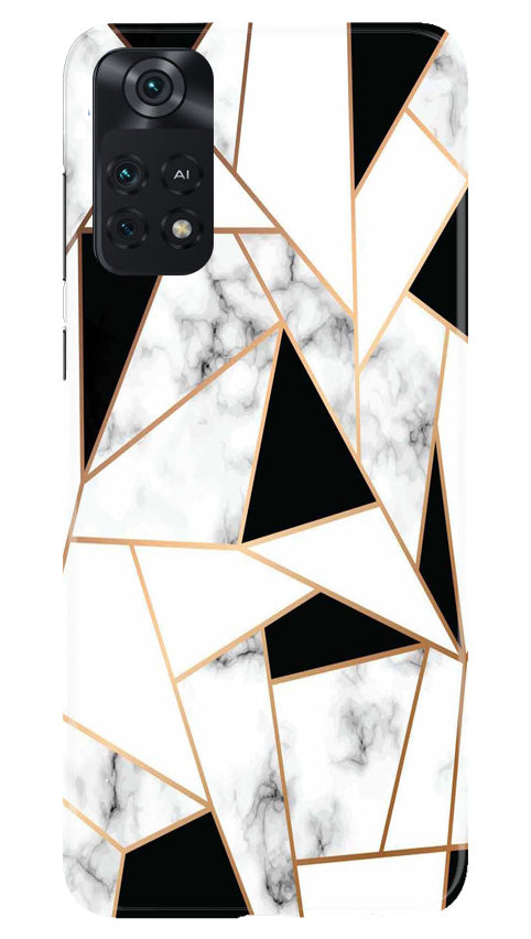 Marble Texture Mobile Back Case for Poco M4 Pro 4G (Design - 284)