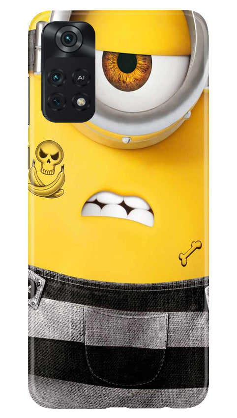 Minion Mobile Back Case for Poco M4 Pro 4G (Design - 286)