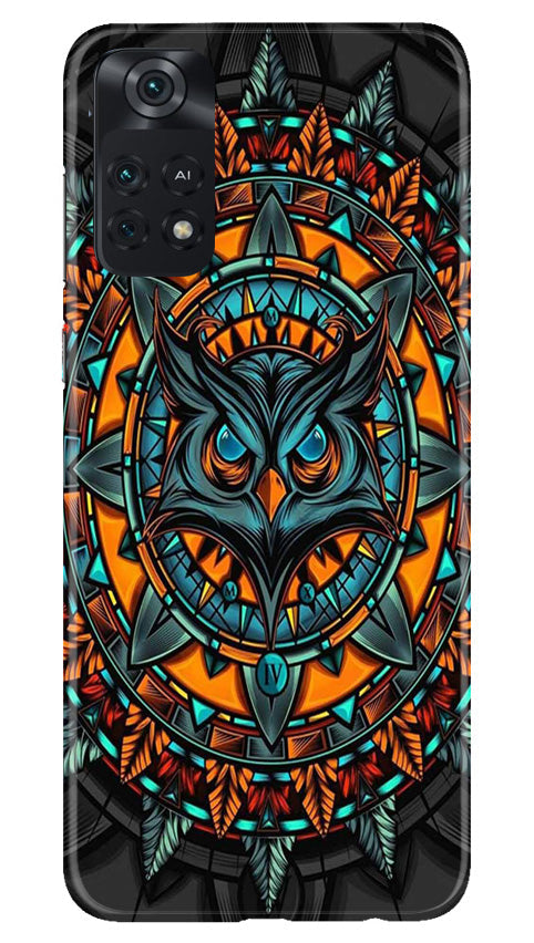 Owl Mobile Back Case for Poco M4 Pro 4G (Design - 319)