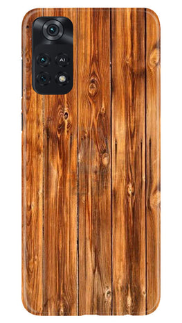 Wooden Texture Mobile Back Case for Poco M4 Pro 4G (Design - 335)
