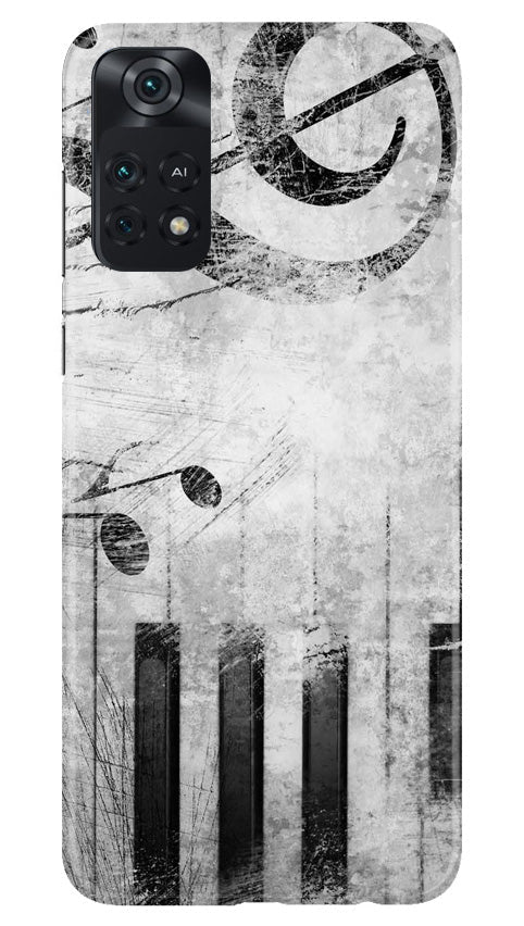 Music Mobile Back Case for Poco M4 Pro 4G (Design - 352)