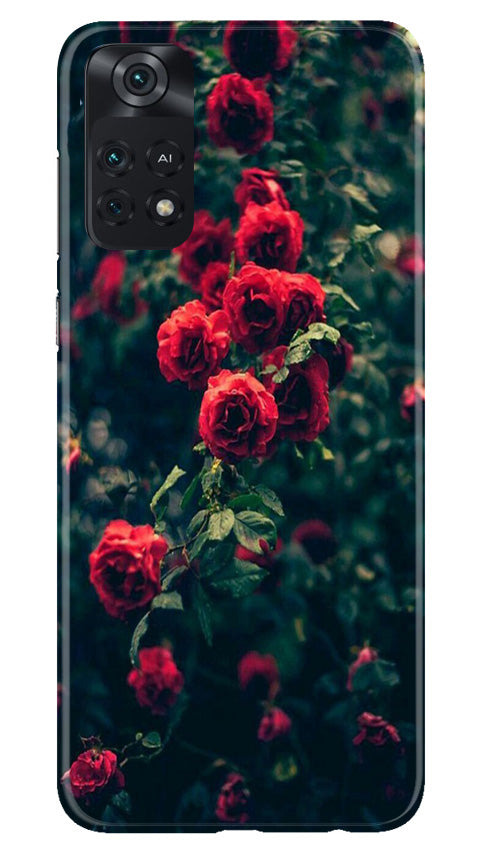 Red Rose Case for Poco M4 Pro 4G