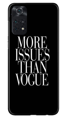 More Issues than Vague Mobile Back Case for Poco M4 Pro 4G (Design - 74)