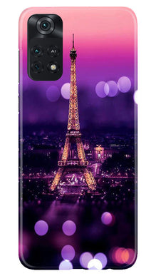 Eiffel Tower Mobile Back Case for Poco M4 Pro 4G (Design - 86)