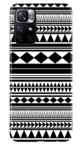 Black white Pattern Case for Poco M4 Pro 5G
