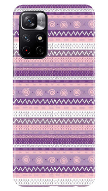 Zigzag line pattern3 Mobile Back Case for Poco M4 Pro 5G (Design - 11)