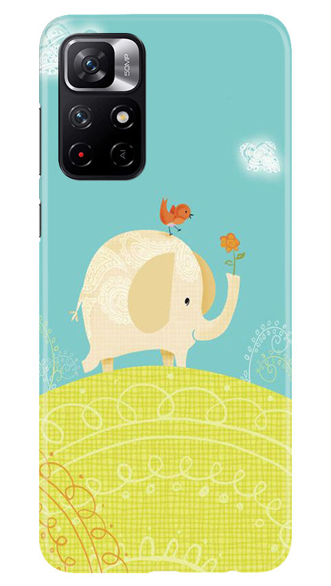 Elephant Painting Case for Poco M4 Pro 5G