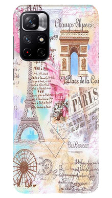 Paris Eiftel Tower Mobile Back Case for Poco M4 Pro 5G (Design - 54)