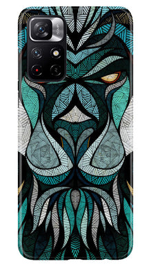 Lion Mobile Back Case for Poco M4 Pro 5G (Design - 97)
