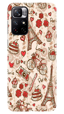 Love Paris Mobile Back Case for Poco M4 Pro 5G  (Design - 103)