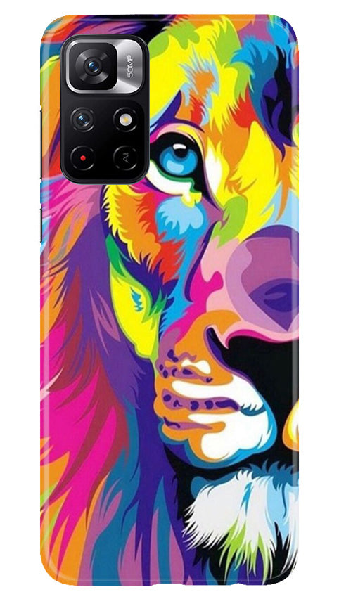Colorful Lion Case for Poco M4 Pro 5G  (Design - 110)