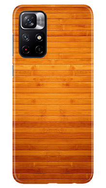 Wooden Look Mobile Back Case for Poco M4 Pro 5G  (Design - 111)
