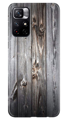 Wooden Look Mobile Back Case for Poco M4 Pro 5G  (Design - 114)